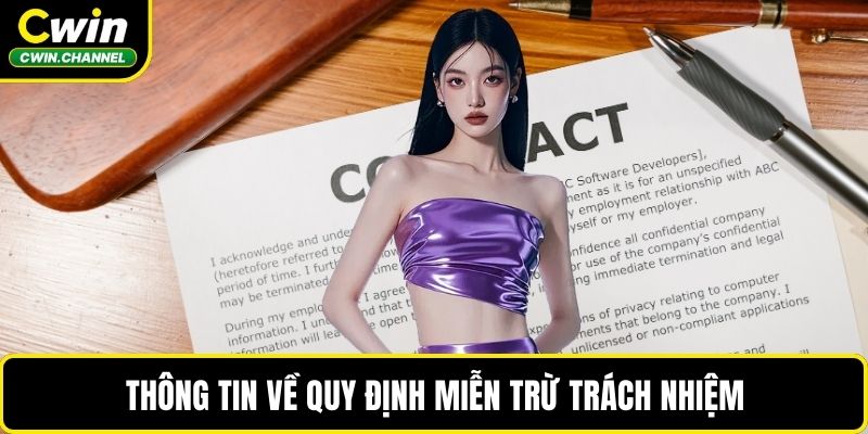 Thông tin về quy định miễn trừ trách nhiệm